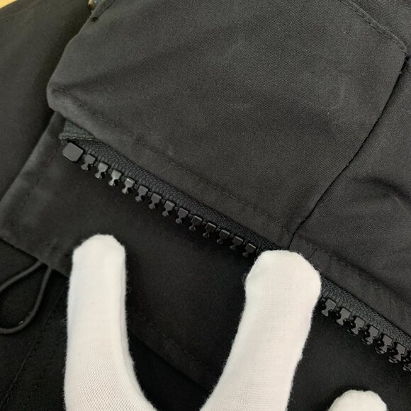 Canada Goose Down Parka Jacket 2XS Black Hooded Medium-Length Padded Coat With B - Picture 11 of 16